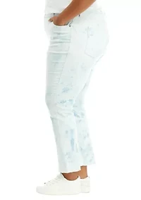 Plus High Rise Vintage Straight Jeans