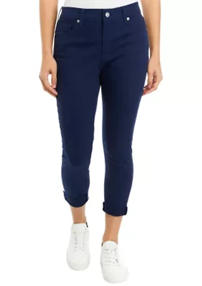 Petite Colored Twill Skinny Pants