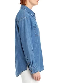 Women's Denim Boyfriend Shirt