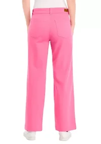 Women's Double Button Wide Leg Pants