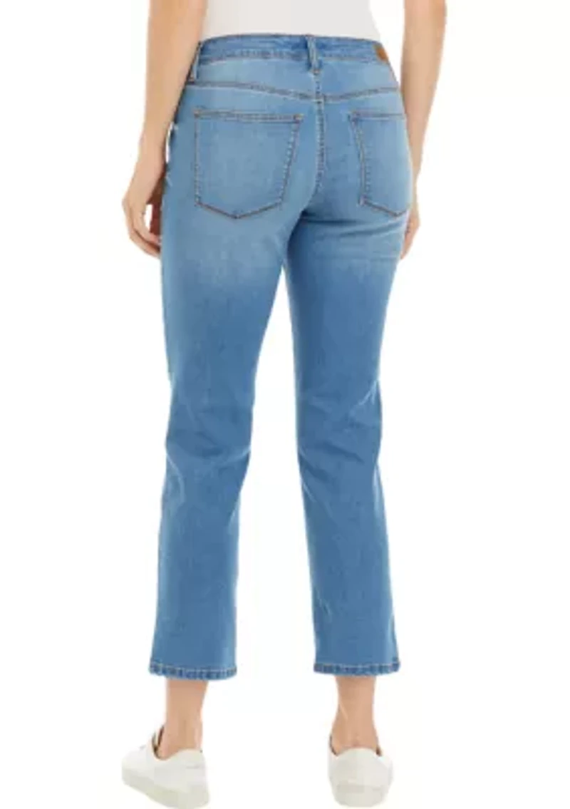 Women's Mid Rise Straight Jeans