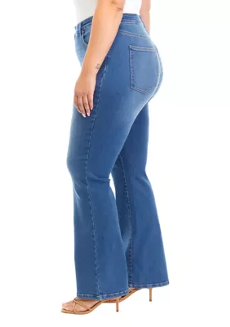 Plus High Rise Bootcut Jeans