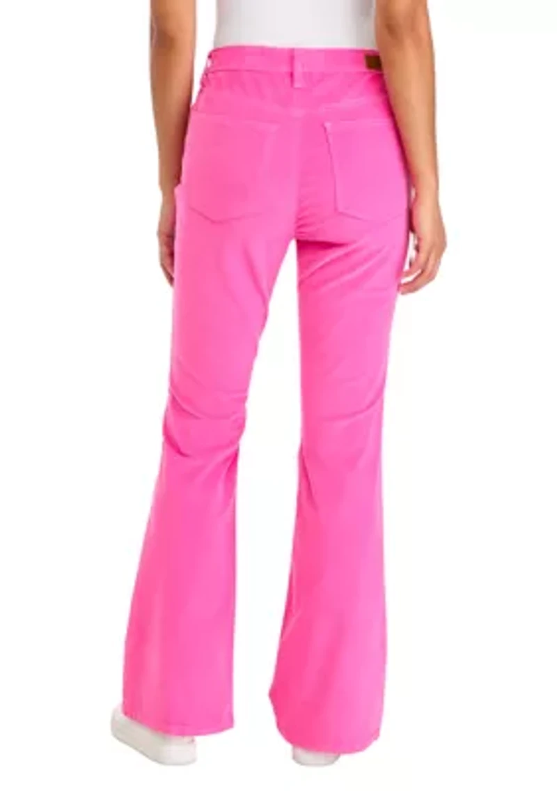 Petite Corduroy Flare Pants
