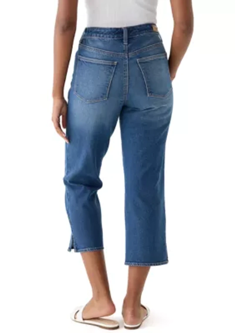 Women's Crop Straight Jeans