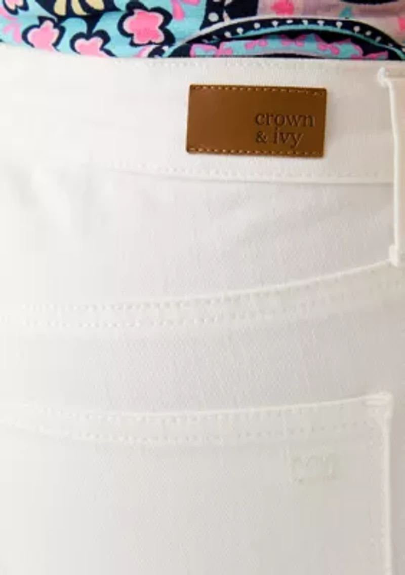 Women's Denim Skinny Cropped Jeans