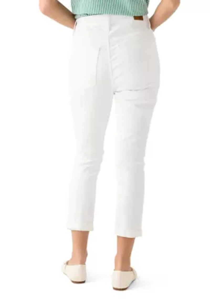 Petite Skinny Cropped Denim Jeans