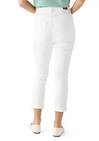 Petite Skinny Cropped Denim Jeans