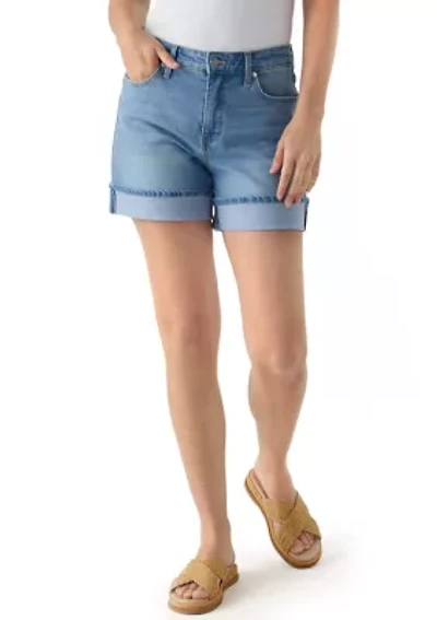 Women's 5" Cuffed Denim Shorts