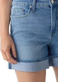 Women's 5" Cuffed Denim Shorts