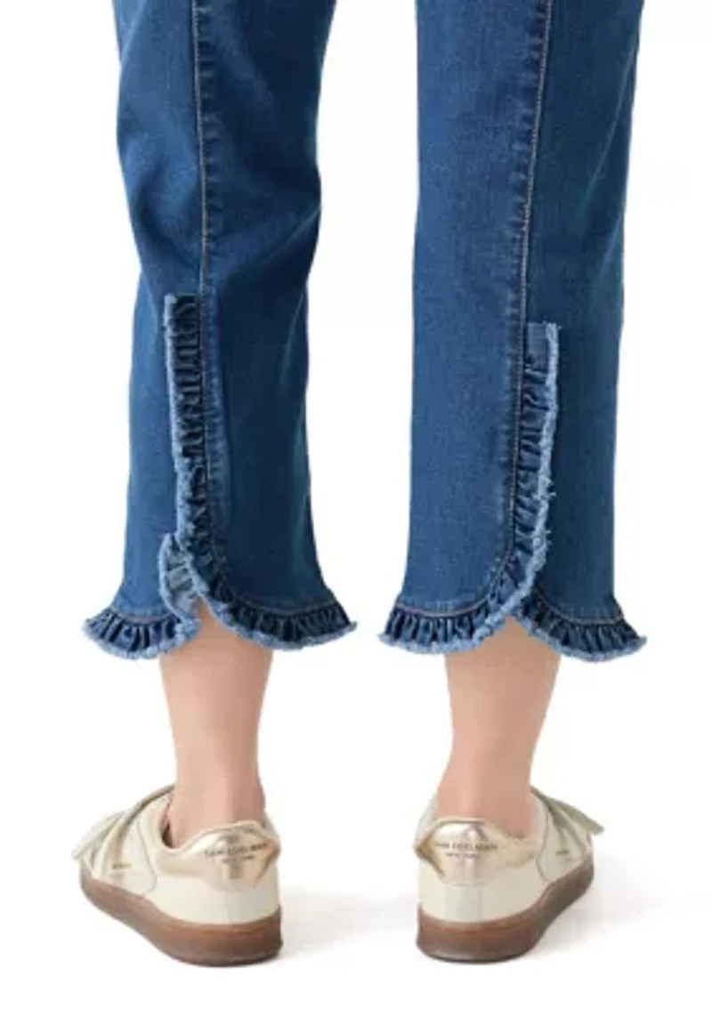 Petite Cropped Denim Jeans