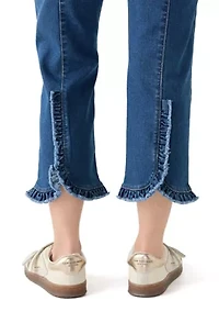 Petite Cropped Denim Jeans