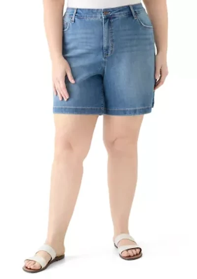 Plus High Rise 7" Relaxed Shorts