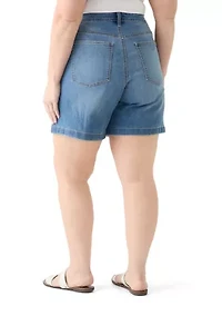 Plus High Rise 7" Relaxed Shorts