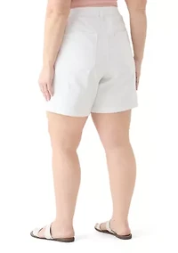 Plus High Rise 7" Relaxed Shorts
