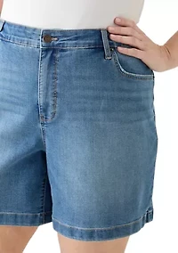 Plus High Rise 7" Relaxed Shorts