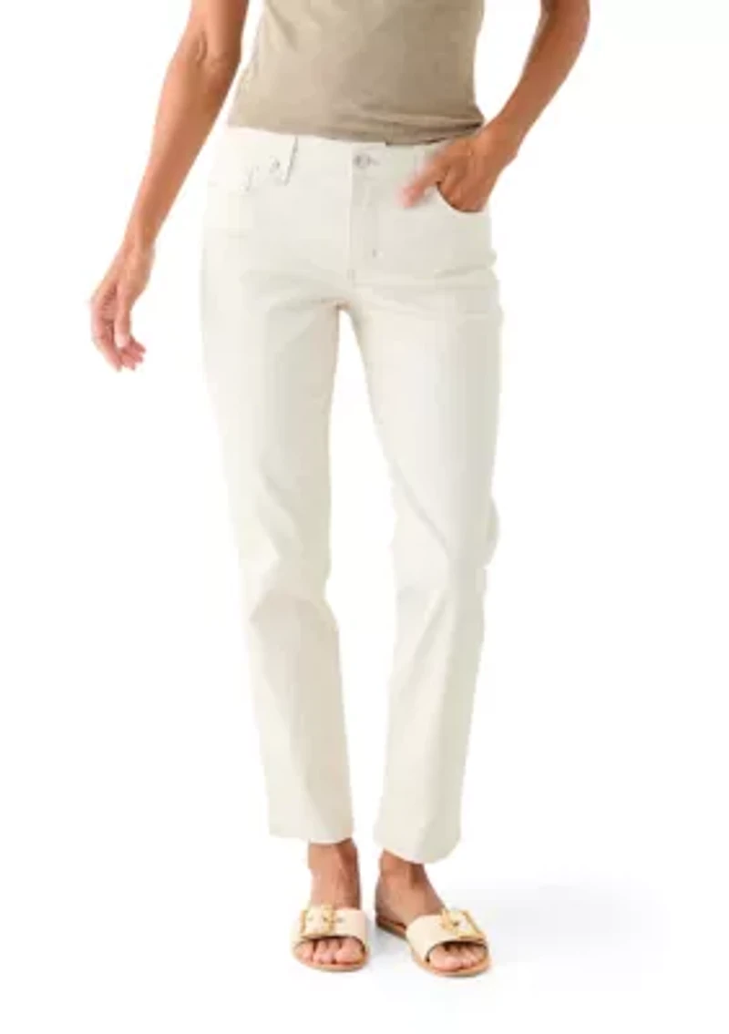 Women's Colored Straight Jeans