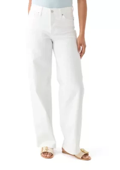 Women's High Rise Slim Wide Leg Jeans