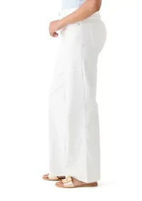 Women's High Rise Slim Wide Leg Jeans