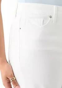 Women's High Rise Slim Wide Leg Jeans