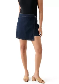 Women's Denim Napkin Skort
