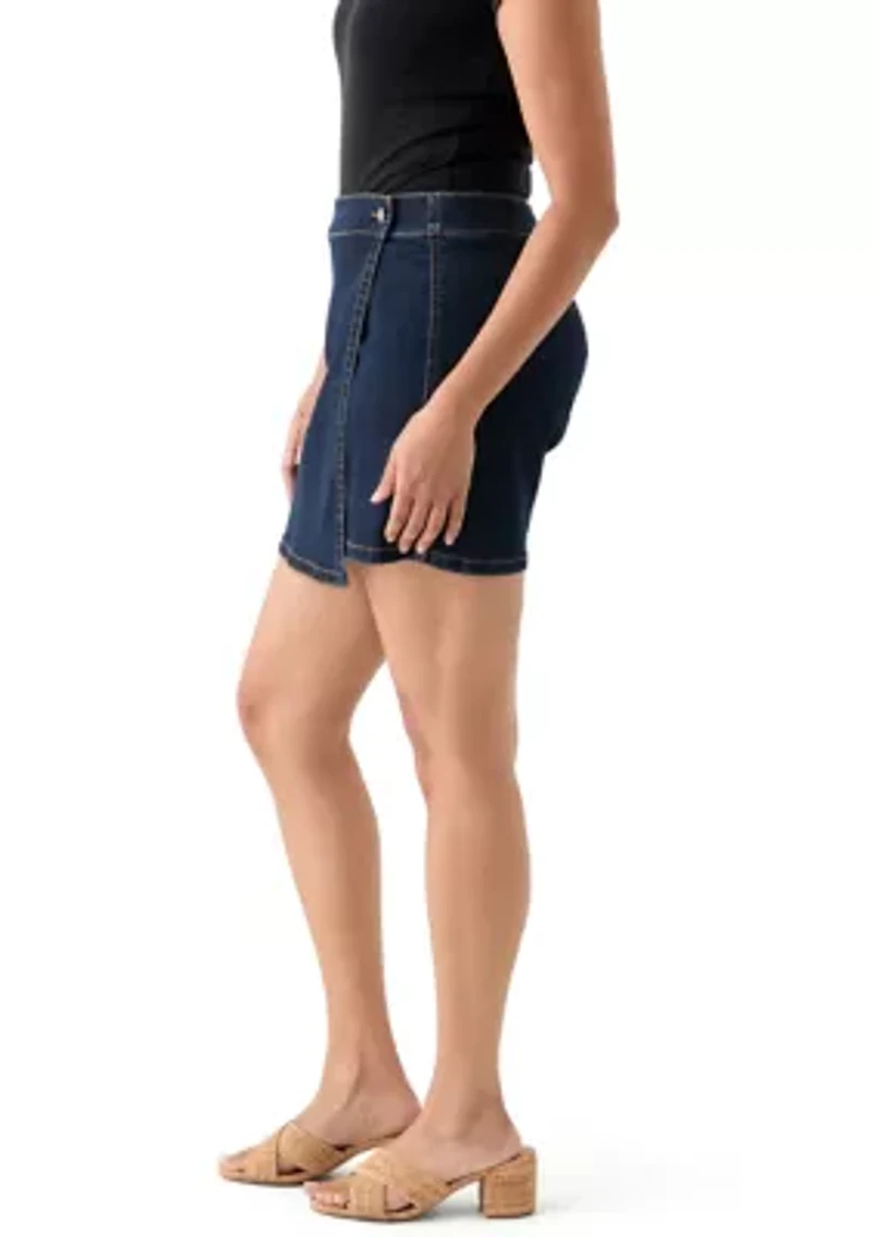 Women's Denim Napkin Skort