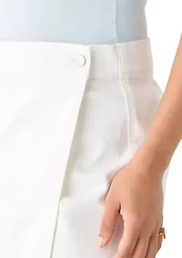 Women's Denim Napkin Skort