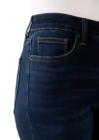 Women's Mid Rise Straight Leg Jeans