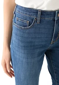 Petite Scallop Kick Flare Pants