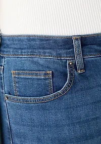 Plus Scallop Kick Flare Jeans