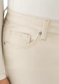 Plus Mid Rise Straight Jeans