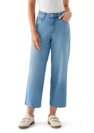 Petite High-Rise Wide-Leg Jeans