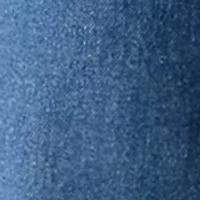 Petite Rolled Wide Leg Jeans