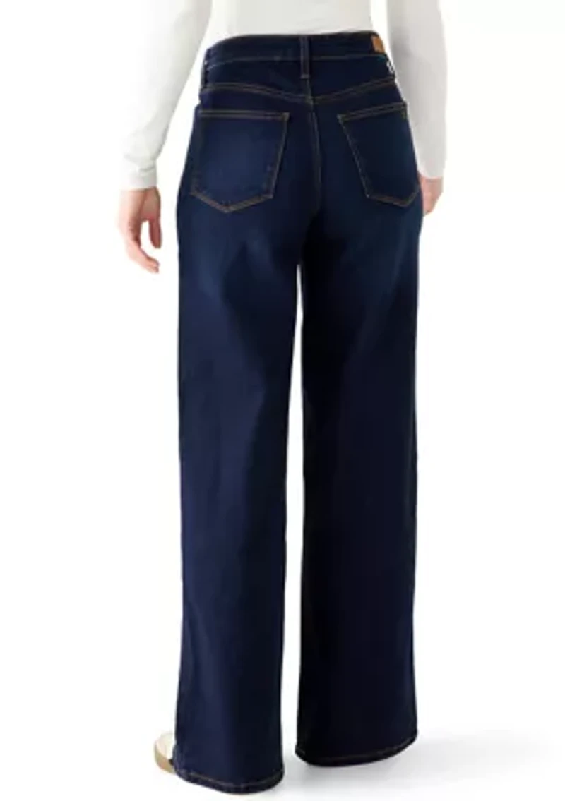 Women's High Rise Denim Trousers