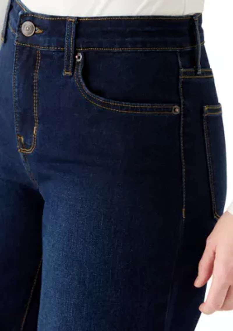 Women's High Rise Denim Trousers