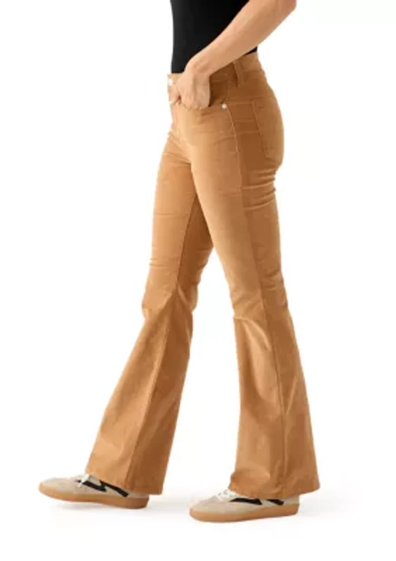 Women's Flare Leg Corduroy Pants