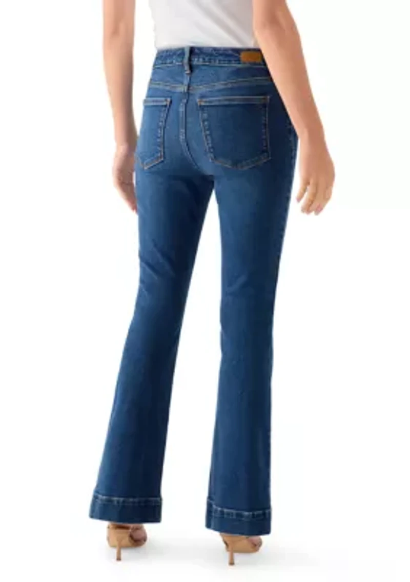 Women's High Rise Flare Jeans