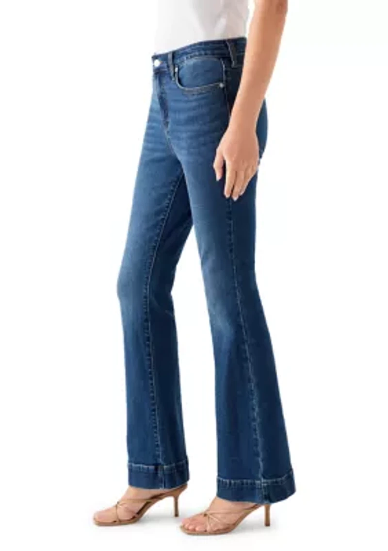 Women's High Rise Flare Jeans