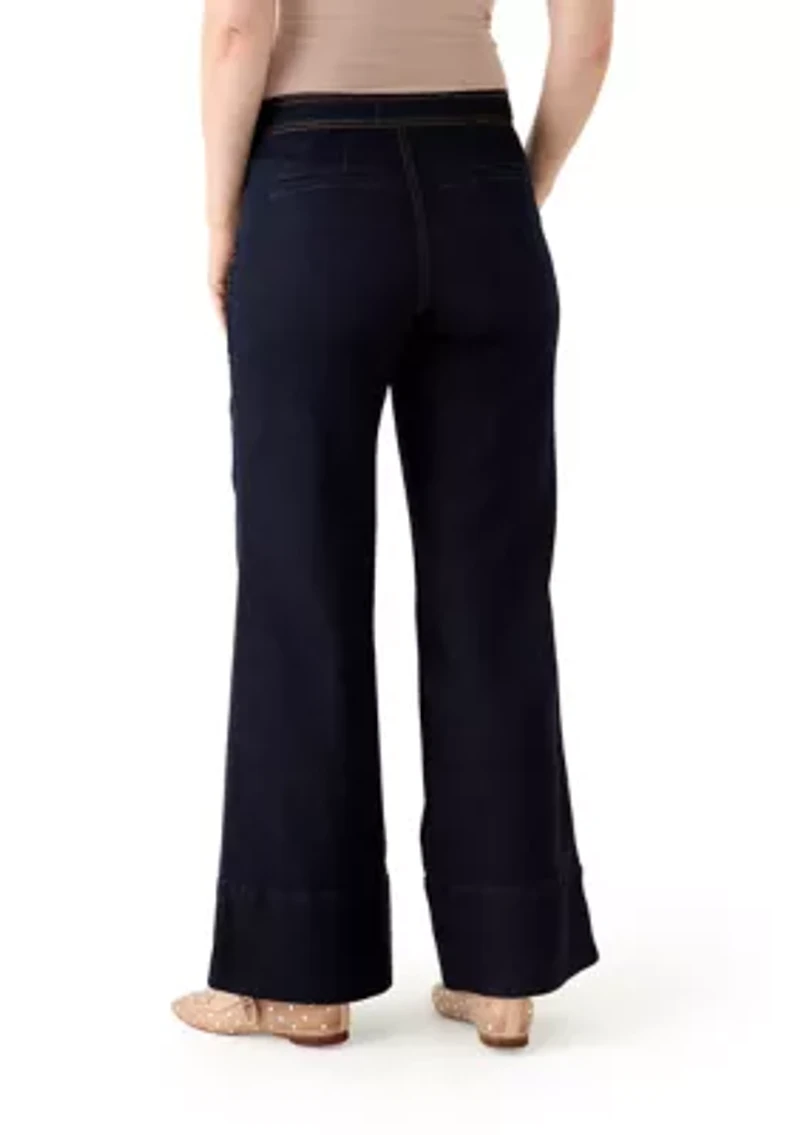 Women's High Rise Wide Leg Pants