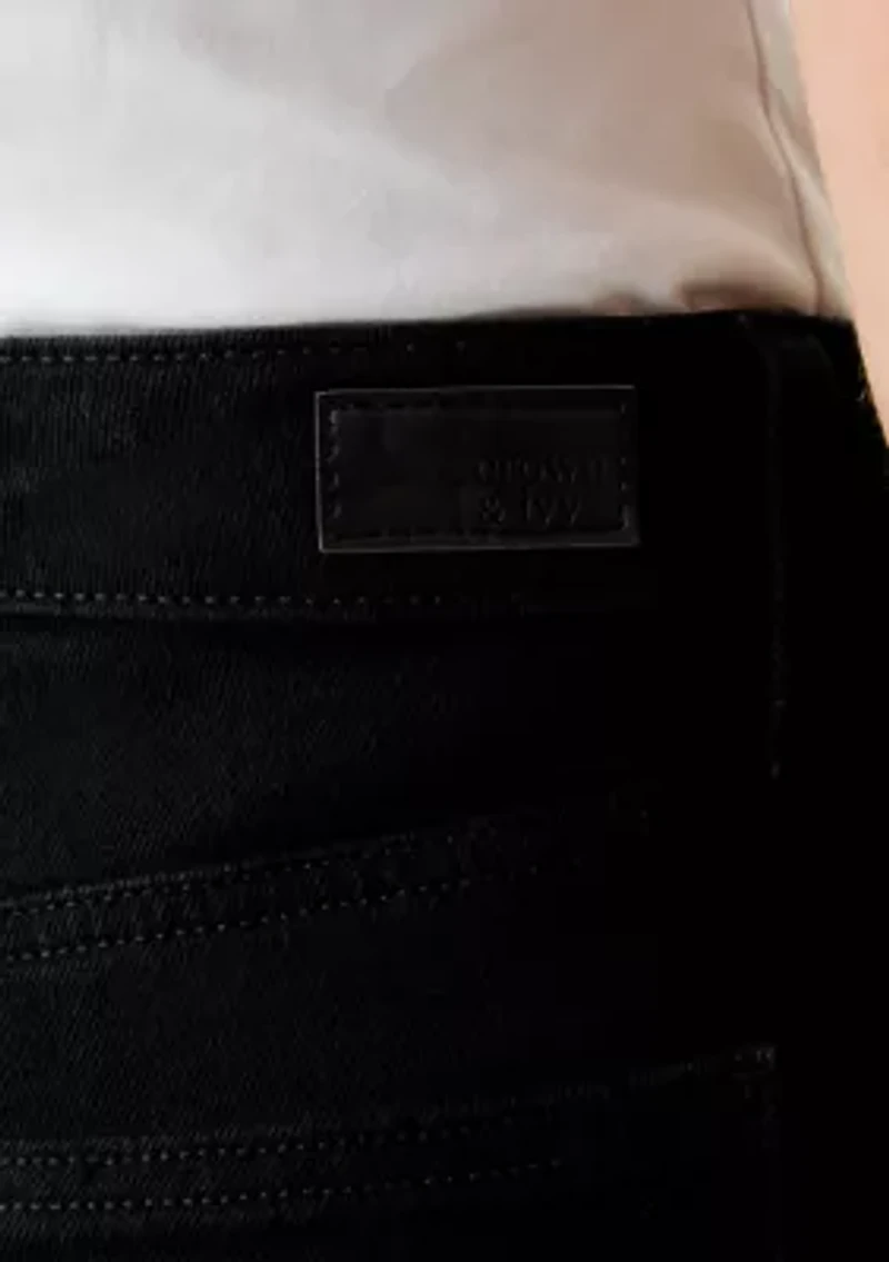 Women's High Rise Wide Leg Cropped Jeans