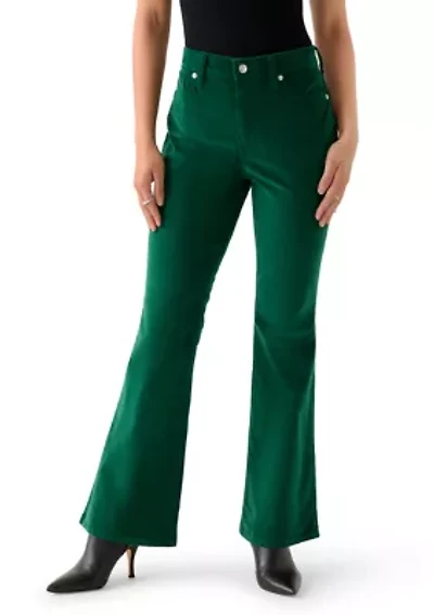 Petite Corded Flare Pants