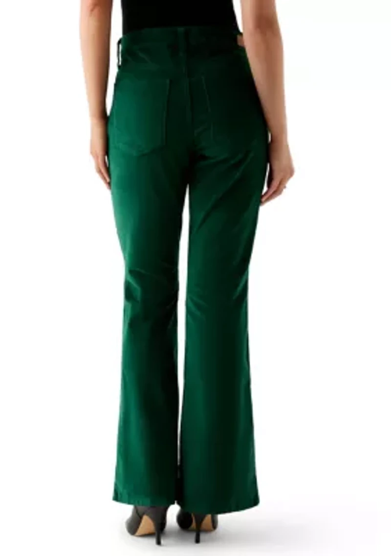 Petite Corded Flare Pants