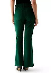 Petite Corded Flare Pants