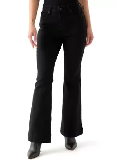 Petite High Rise Flare Jeans