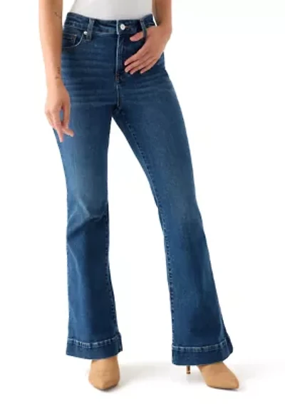 Petite High Rise Flare Jeans