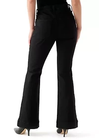 Petite High Rise Flare Jeans