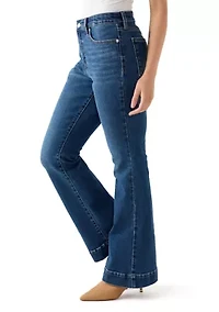 Petite High Rise Flare Jeans