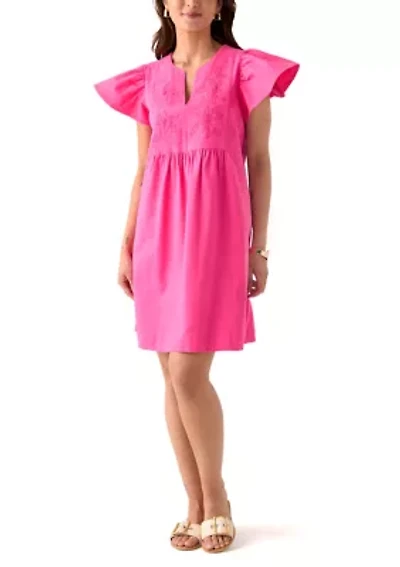 Petite Pink Spice Mini Dress