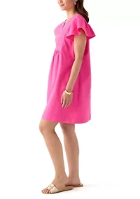Petite Pink Spice Mini Dress