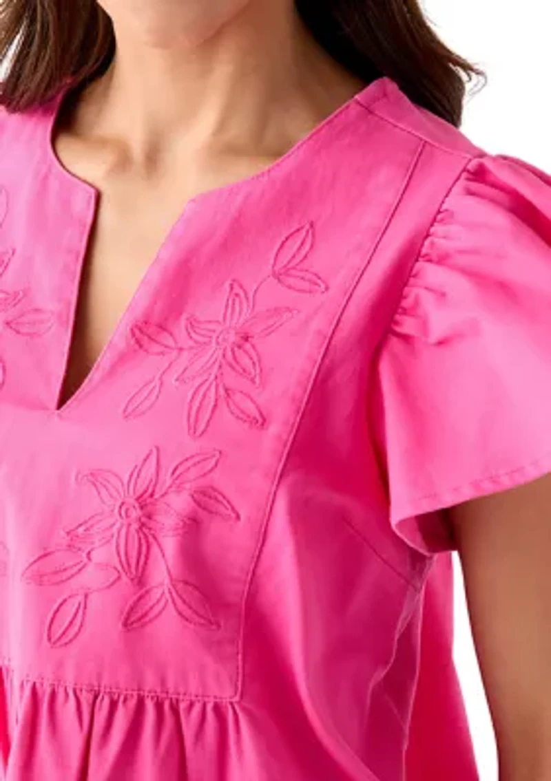 Petite Pink Spice Mini Dress