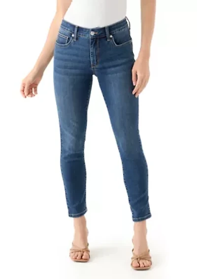 Petite Mid Rise Skinny Jeans